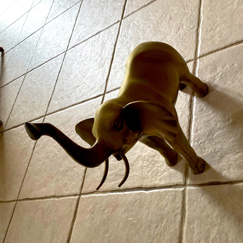 Vintage Bronze Elephant statue